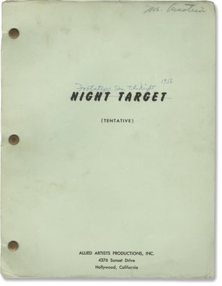 Book #146325] Footsteps in the Night [Night Target] (Original screenplay for the 1957 film). Jean...