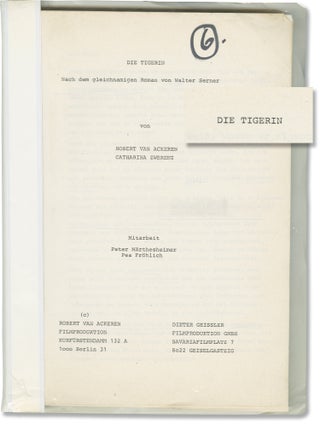 Book #146371] Die Tigerin [The Tigress] (Original screenplay for the 1992 film). Karin Howard,...