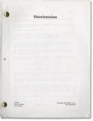 Book #146414] Disorientation (Original screenplay for an unproduced film). Philip S. Lyren,...