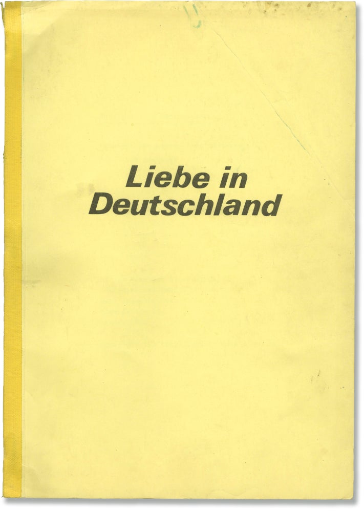 Book #146511] Eine Liebe in Deutschland [A Love in Germany] (Original screenplay for the 1983...