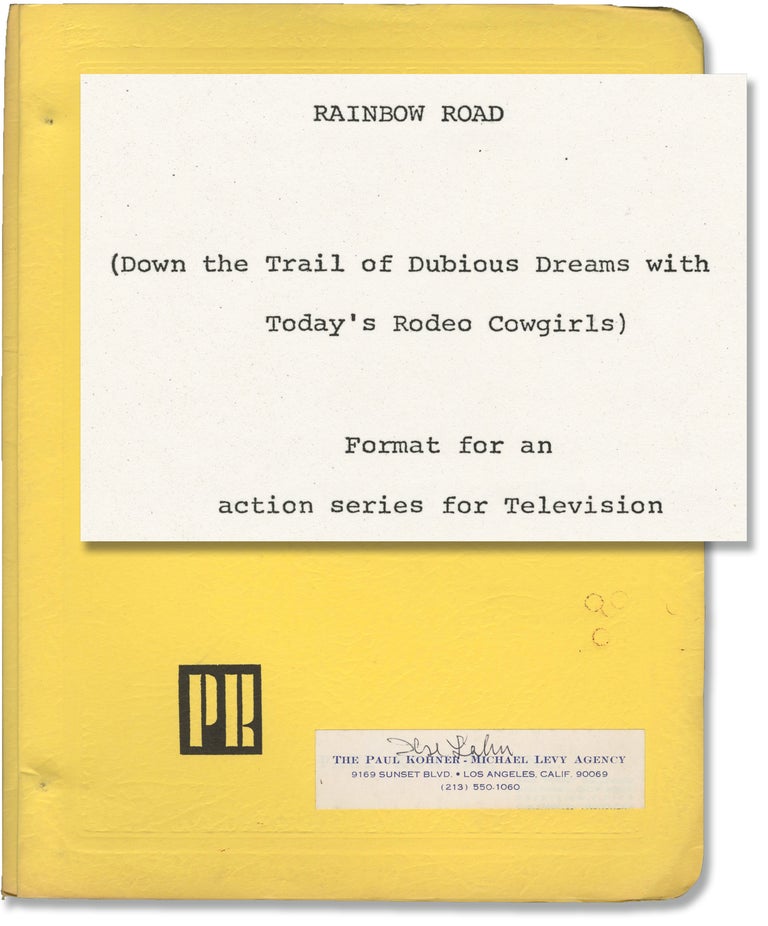 [Book #146574] Rainbow Road: Down the Trail of Dubious Dreams with Today's Rodeo Cowgirls. Jack Lewis, screenwriter.