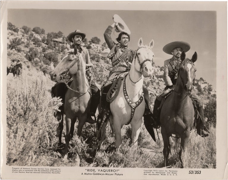 [Book #146587] Ride, Vaquero! Ava Gardner Robert Taylor, Anthony Quinn, Howard Keel, John Farrow, Frank Fenton, starring, director, screenwriter.