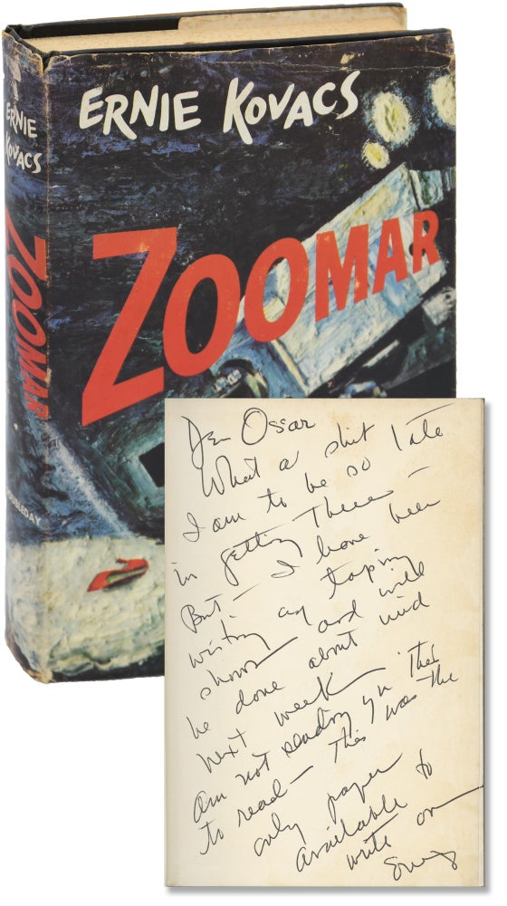 Book #146632] Zoomar (First Edition, inscribed to Oscar Levant). Ernie Kovacs