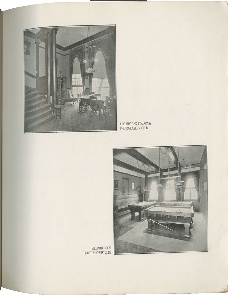 Original program for the Third Annual Photoplayer's Club of Los Angeles Ball, 1915