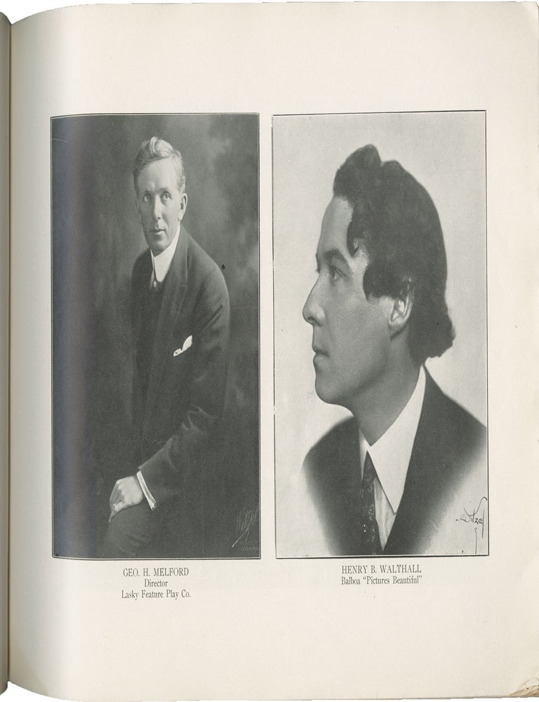 Original program for the Third Annual Photoplayer's Club of Los Angeles Ball, 1915