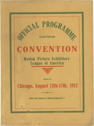 Book #146858] Original program for the Second National Convention of the Motion Pictures...