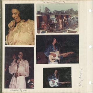 Archive of photographs of country music acts, circa 1970s