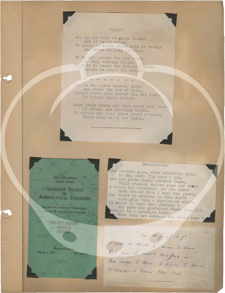 Archive of photographs belonging to a nursing student, circa 1937