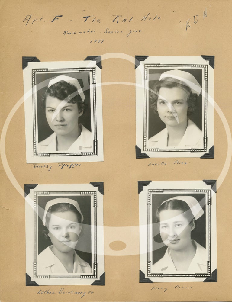 Archive of photographs belonging to a nursing student, circa 1937