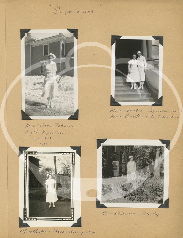 Archive of photographs belonging to a nursing student, circa 1937