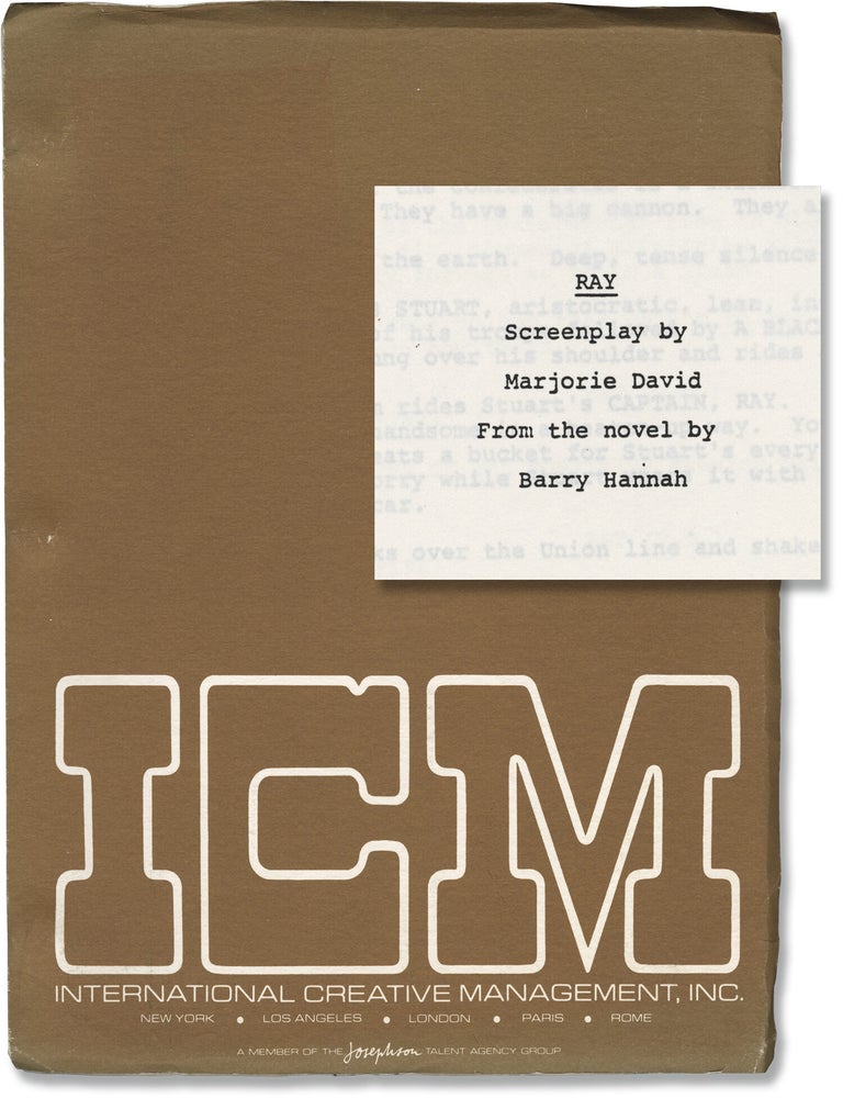 Ray (Original screenplay for an unproduced film