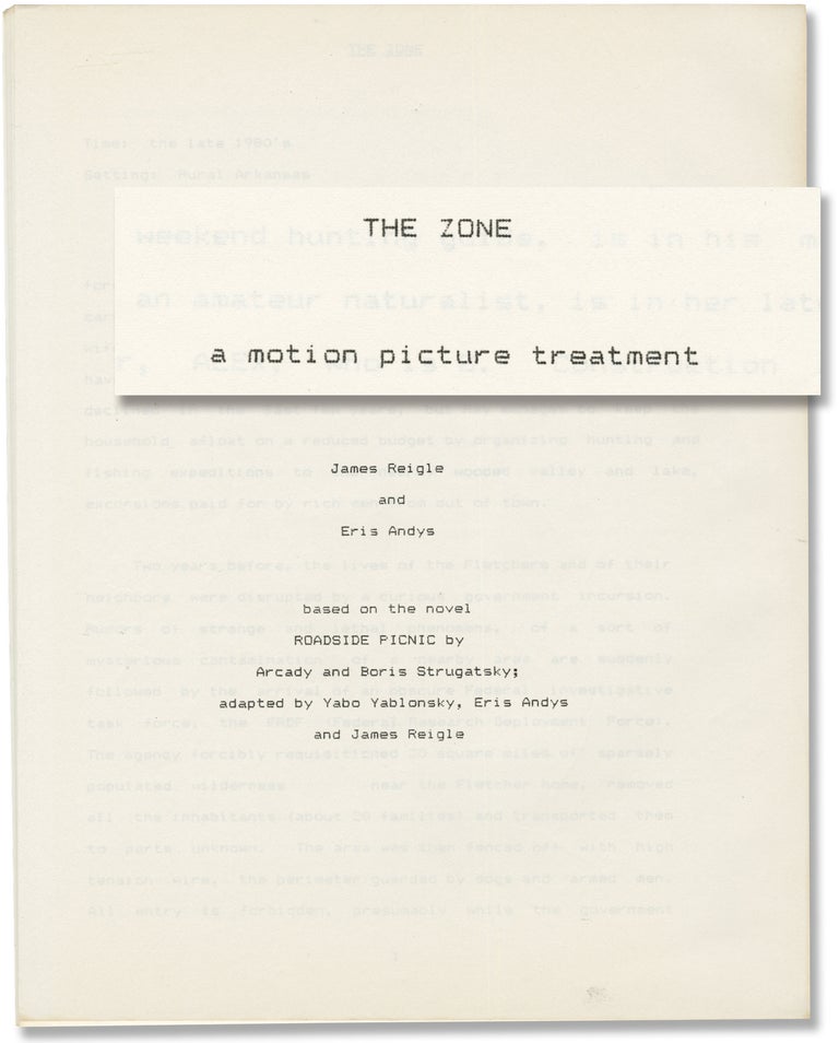 Book #146964] The Zone (Original treatment script for an unproduced film). Boris Strugatsky...