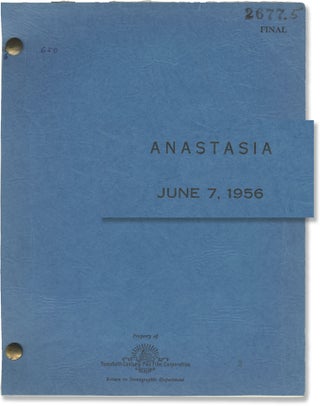 Book #147087] Anastasia (Original screenplay for the 1956 film). Anatole Litvak, Marcelle...