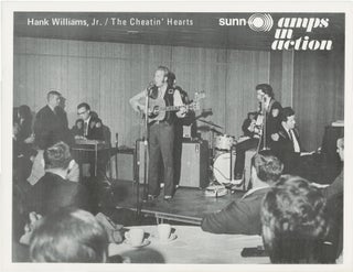 Book #147139] Hank Williams, Jr. and The Cheatin' Hearts Promotional Flyer / Handbill for Sunn...