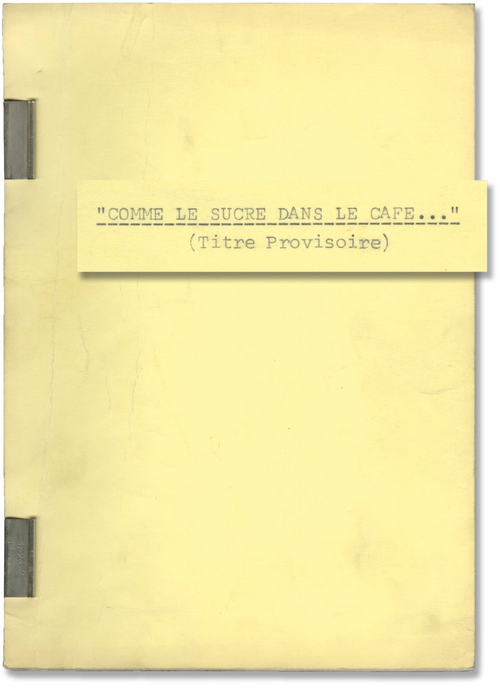 Book #147147] Le Guerisseur [Comme le sucre dans le cafe...] (Original treatment script for the...