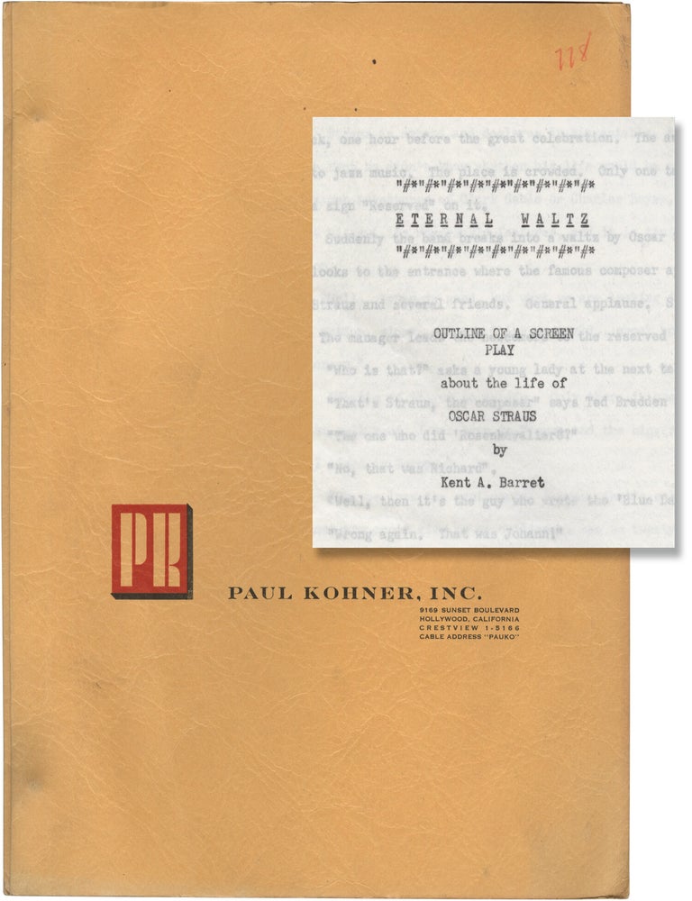 Eternal Waltz (Original treatment script for an unproduced film