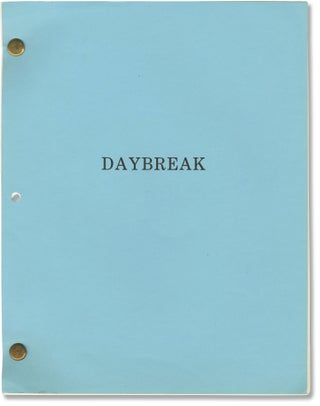 Book #147203] Daybreak (Original treatment script for an unproduced film). Alice Mary Norton,...
