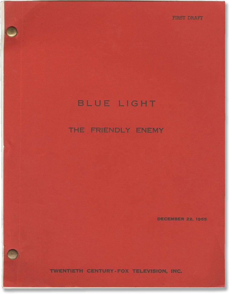 Book #147218] Blue Light: The Friendly Enemy (Original screenplay for the 1966 television...