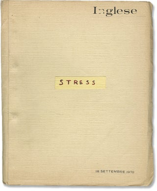 Book #147344] Oasis of Fear [Stress] (Original screenplay for the 1971 film). Umberto Lenzi,...