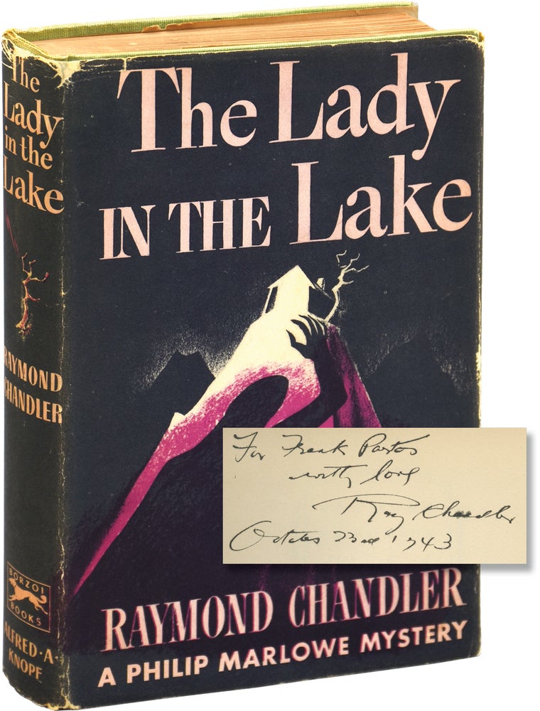 Book #147374] The Lady in the Lake (First Edition, inscribed to screenwriter Frank Partos)....