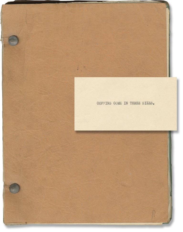 Coffins Come in Three Sizes (Original manuscript for the 1961 novel