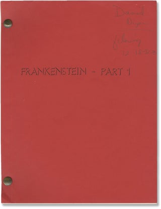 Book #147482] Frankenstein (Two original screenplays for the two part 1973 television film). Mary...