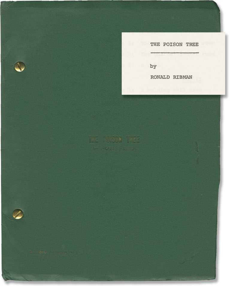 Book #147489] The Poison Tree (Original script for the 1976 play). Ronald Ribman, Charles...