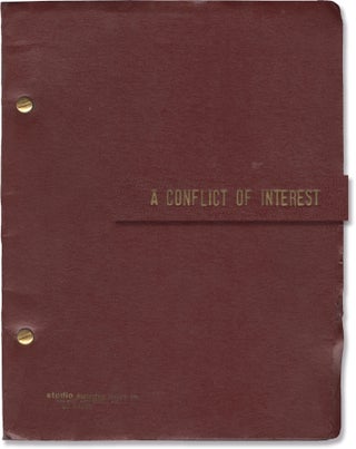 Book #147496] A Conflict of Interest (Original script for the 1972 play). Jay Broad, playwright