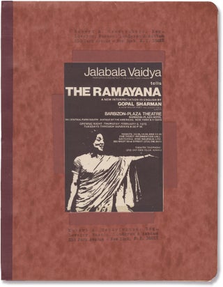 Book #147508] The Ramayana (Promotional materials for the 1972-1974 world tour of the play)....