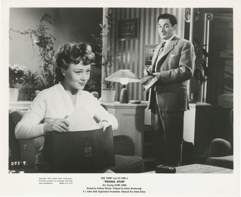Book #147777] Personal Affair (Collection of seven original photographs from the 1953 film)....