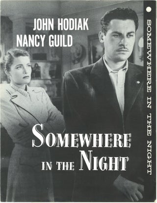 Book #147829] Somewhere in the Night (Original Pressbook for the 1946 film). Joseph L....
