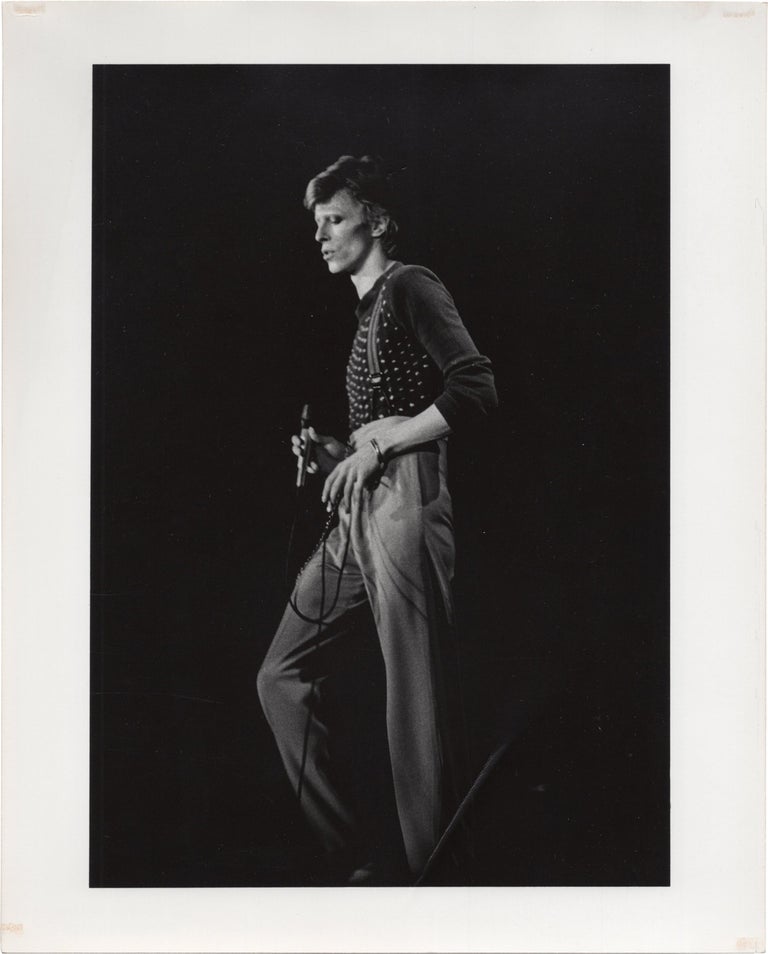 [Book #147939] Collection of sixteen original photographs of David Bowie, 1974. David Bowie, Duana LeMay, subject, photographer.