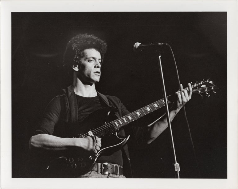 [Book #147954] Archive of six original photographs of Lou Reed, circa 1975. Lou Reed, Duana LeMay, subject, photographer.