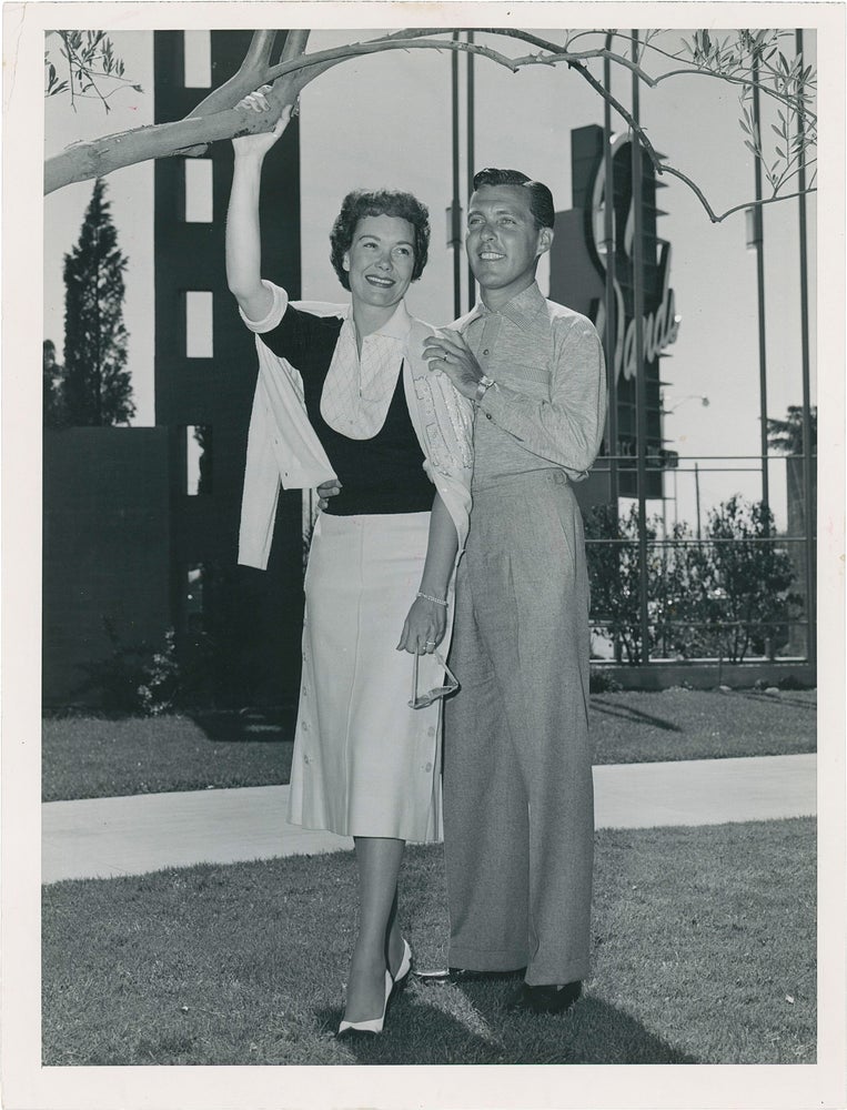 Book #148074] Original photograph of Jane Wyman and Fred Karger, circa 1950s. Fred Karger Jane...