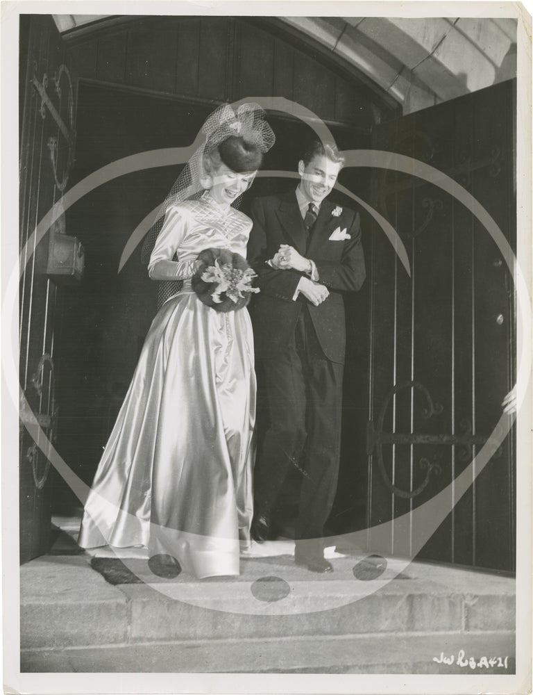 Two original photographs of Jane Wyman and Ronald Reagan, 1940