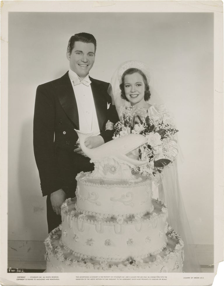 Book #148098] Public Wedding (Three original photographs from the 1937 film). William Hopper Jane...