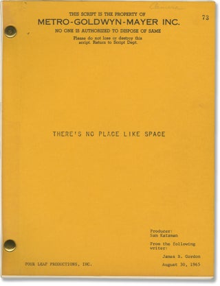 Book #148132] Hold On! [There's No Place Like Space] (Original screenplay for the 1966 film)....