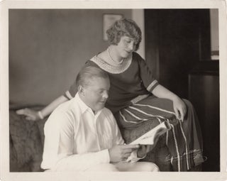 Book #148134] Original photograph of Myrtle and Lincoln Stedman, circa 1920s. Myrtle, Stedman...
