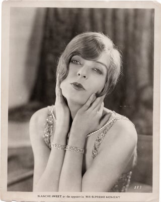 Book #148148] His Supreme Moment (Original photograph of Blanche Sweet from the 1925 film)....