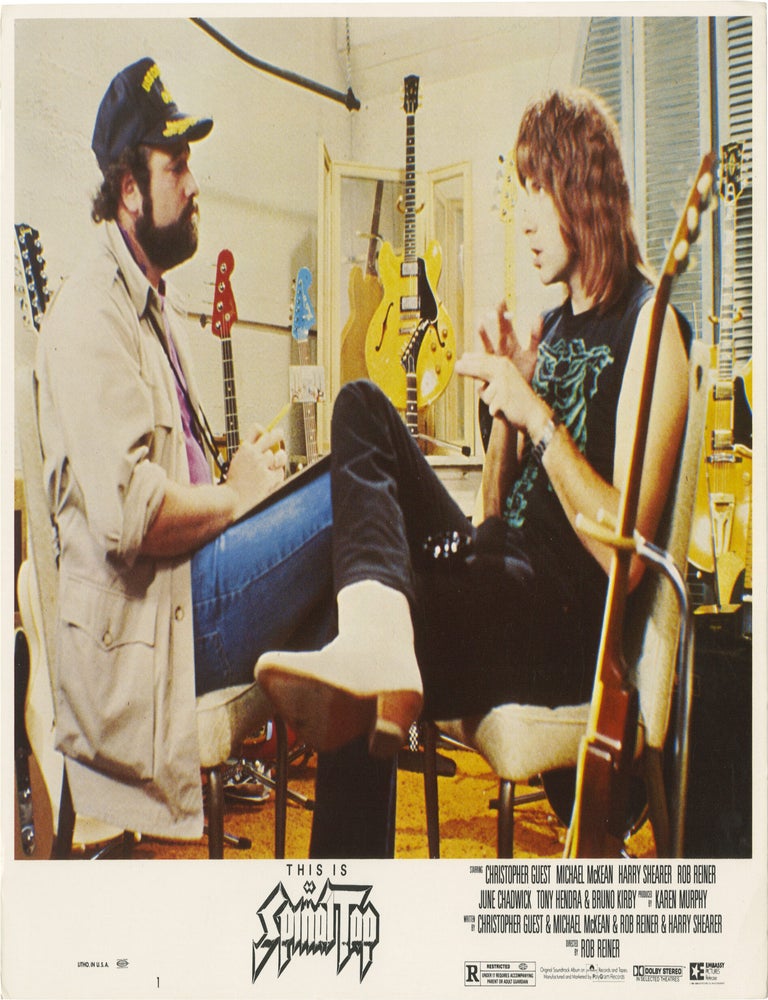 Book #148189] This Is Spinal Tap (Eight original lobby cards from the 1984 film). Rob Reiner,...