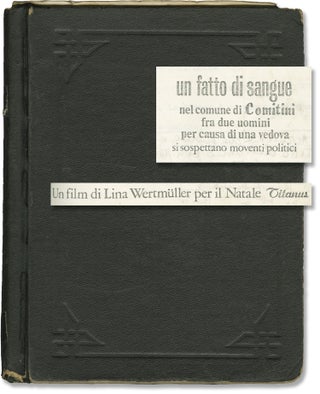 Book #148341] Blood Feud [Titoli di Testa] (Original screenplay for the 1978 film). Lina...