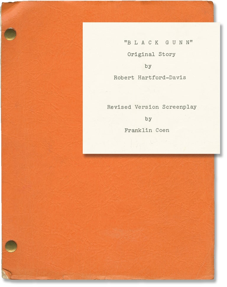 Book #148406] Black Gunn (Original screenplay for the 1972 film, copy belonging to actor Martin...