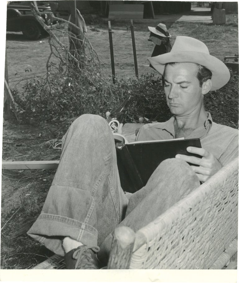 [Book #148410] Original photograph of Zachary Scott, 1944. Zachary Scott, subject.