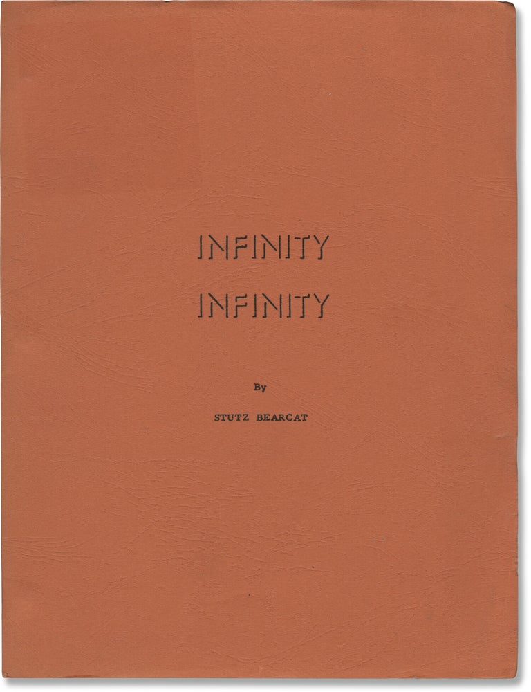 Book #148646] Infinity, Infinity (Original manuscript for an unpublished collection of poetry)....