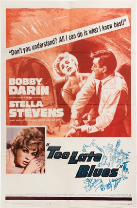 Book #148718] Too Late Blues (Original poster for the 1961 film). John Cassavetes, Richard Carr,...