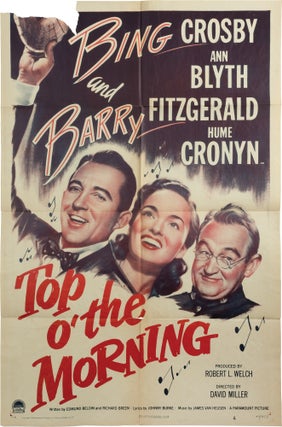 Book #148719] Top o' the Morning (Original poster for the 1949 film). David Miller, Richard L....