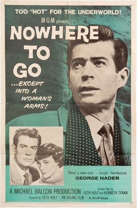 Book #148742] Nowhere to Go (Original poster for the US release of the 1958 British film noir)....