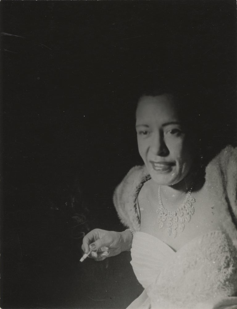 Book #148805] Original photograph of Billie Holiday, 1957. Billie Holiday, subject