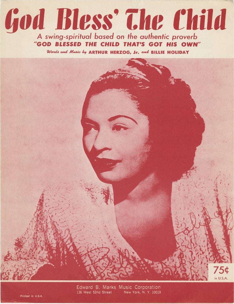 Book #148807] God Bless The Child (That's Got His Own) (Vintage sheet music for the 1939...