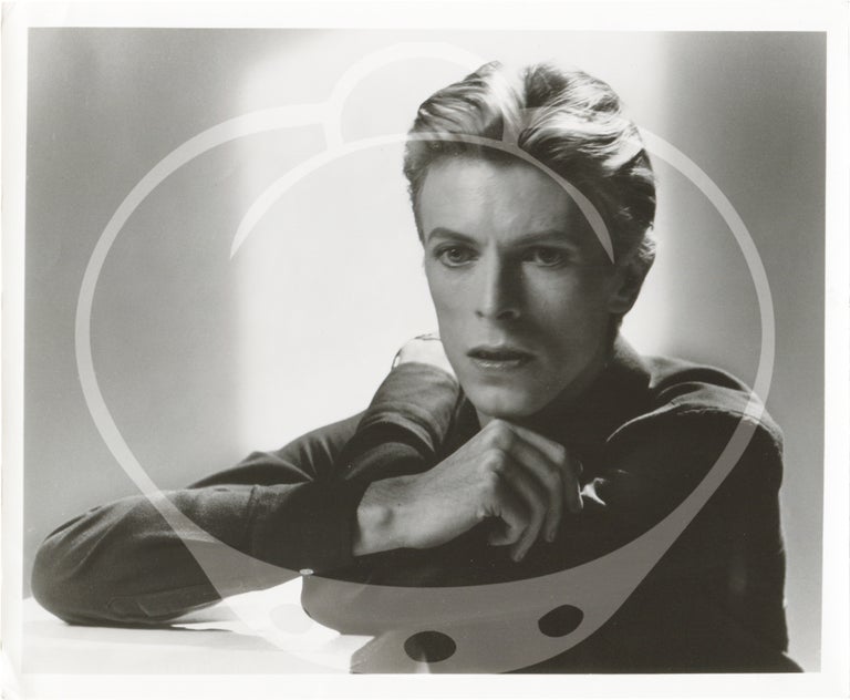 Two original photographs of David Bowie promoting his appearance in the 1976 film The Man Who Fell to Earth